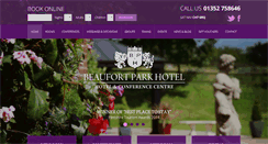 Desktop Screenshot of beaufortparkhotel.co.uk